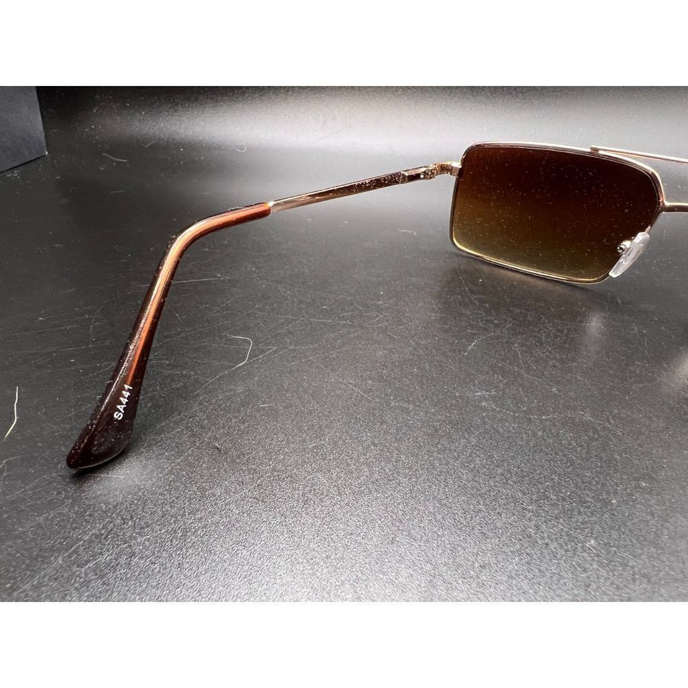 Rectangular Wire-Framed Sunglasses - image 6